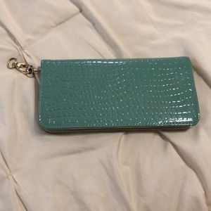 Turquoise clutch